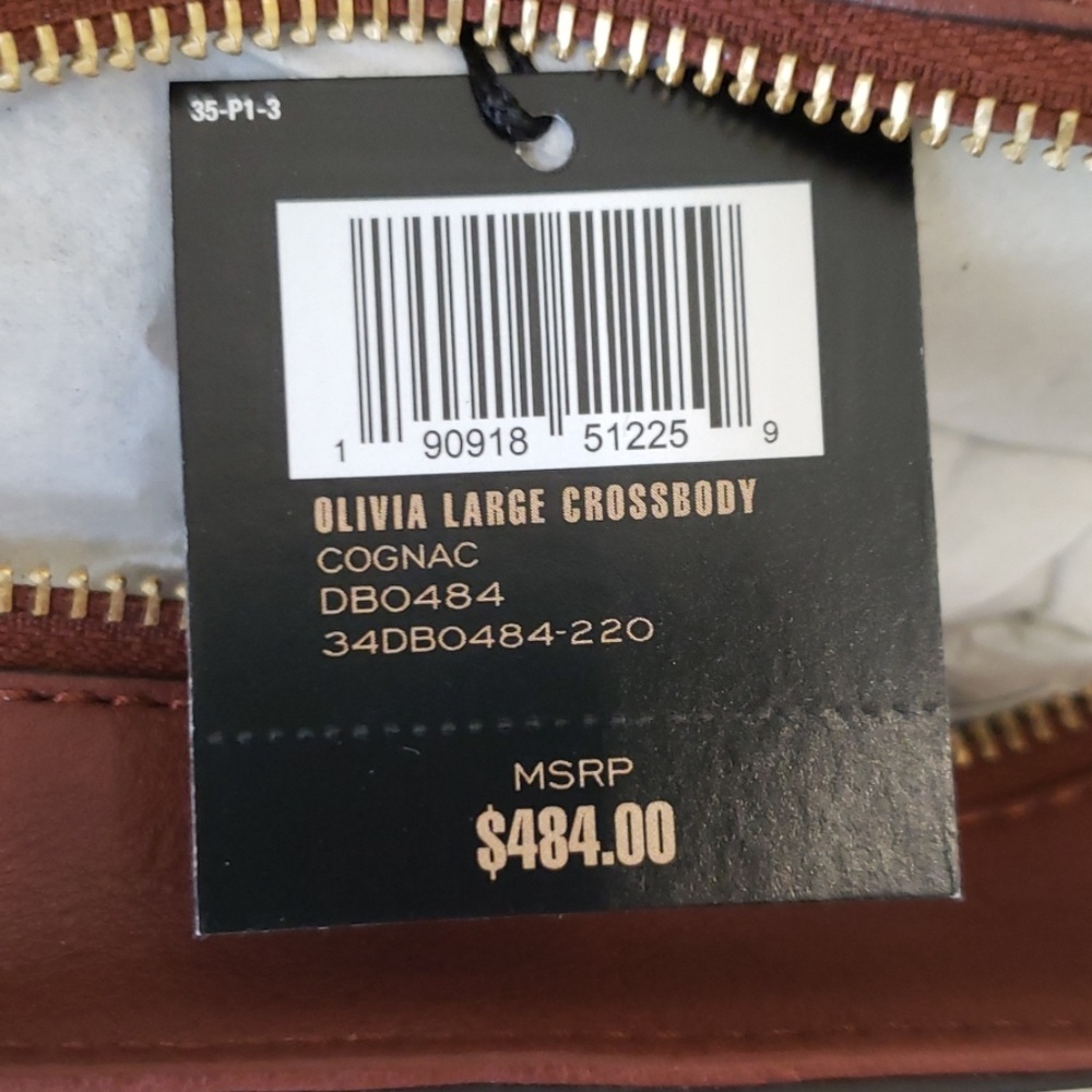 FRYE Olivia Large Crossbody, Cognac - Picture 6 of 6